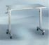 Blickman Adjustable Height Instrument Table, <b>48 X 24 X 36 - 56"</b>, 40" Leg Clearance, with Four 3" Swivel Casters, 2 with Brakes, 304 Stainless Steel, sold as Each by Blickman 0157895000 <br> <font color="red"><b>This is "non returnable"</b></font><br><br><font color="red"><b>BACK TO THE PRODUCT TABLE, <a href="https://www.aaawholesalecompany.com/furnishings-tables-instrument-and-utility-tables-adjustable-height-instrument-table-by-blickman.html">CLICK HERE</a></b></font>