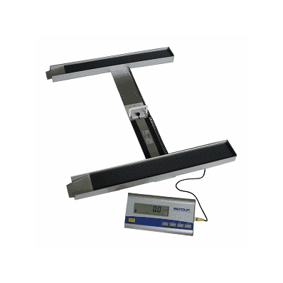 Adjustable Width Portable Wheelchair Scale -