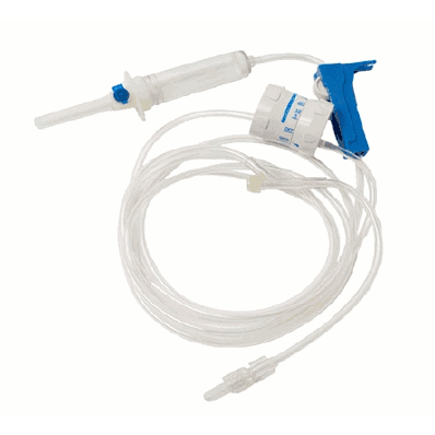 Administration Set, 15 Micron Filter, Roller Clamp, Flow Regulator