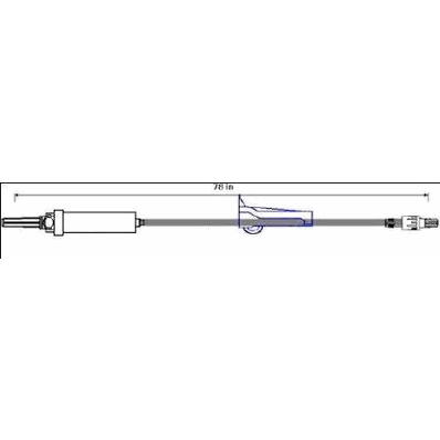 Administration Set, 78" Tubing at 20 Drops / mL