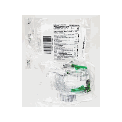 Administration Set, 80" Non-DEHP Tubing, 13 mL Priming