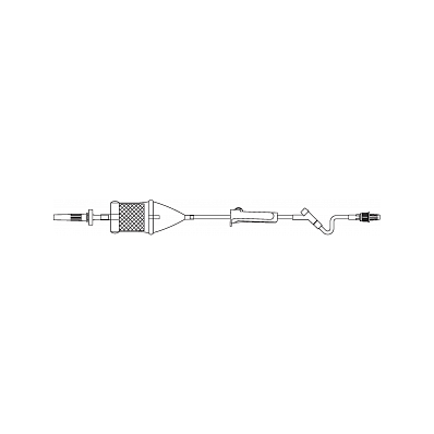 Administration Set, Male Luer Lock Adapter Straight Type