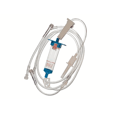 Adminsitration Set, One Needleless Y-site and One Luer Activated Y-site