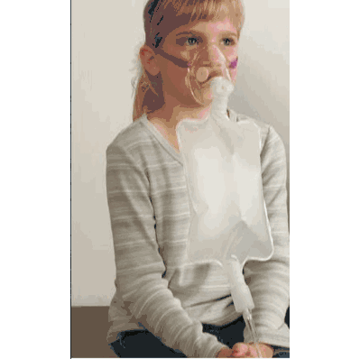 AerO2 DC Heart, Pediatric Aero Mask w/O2 adaptor, Aerosol bag