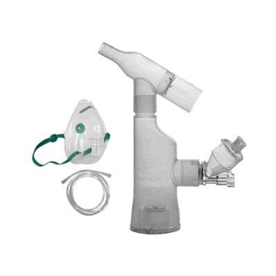 Aerogen 06-AG-AS7501-US Ultra Starter Kit with Aerogen Ultra, Solo Nebulizer, with Mouthpiece, Includes: O2 Tubing and Adult I-Guard Aerosol Mask, sold as 10/pack