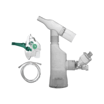 Aerogen 06-AG-AS7502-US Ultra Starter Kit with Aerogen Ultra, Solo Nebulizer, with Mouthpiece, Includes: O2 Tubing and Pediatric I-Guard Aerosol Mask, Single Use, sold as 10/Pack