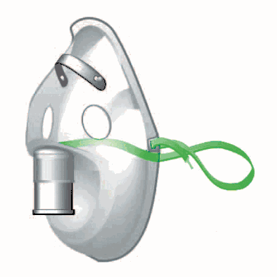 Aerosol Mask, No tubing, Soft and Clear finis