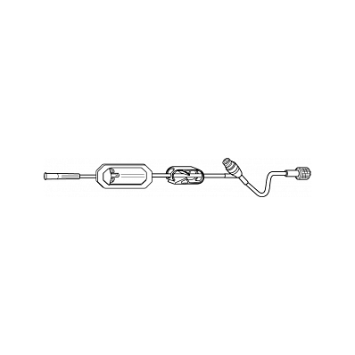Air-eliminating Iv Extension Set By Baxter -