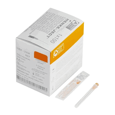 Air Tite NH252 HSW Fine-Ject 25 ga x 2", Orange