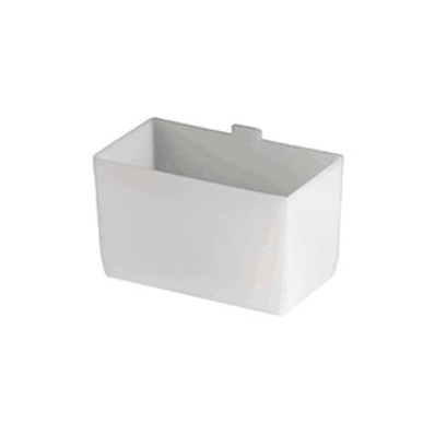 Akrobins Shelf Bin Cup Polypropylene 2-3/4 X