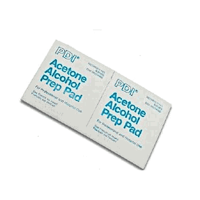 Alcohol/Acetone Prep - 10/100/Cs - Dynarex