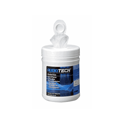 Alcohol Free Audiotech Wipes - Cleaner, Wipe,