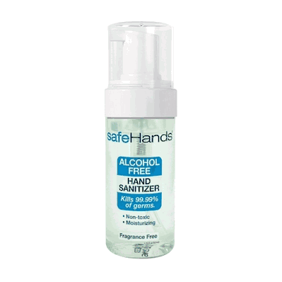 Alcohol-Free Hand Sanitizer, 1.75 oz. Bottle Foaming