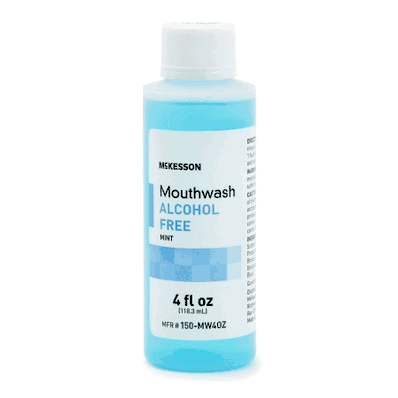 Alcohol Free Mouthwash 4 oz. Mint Flavor 60/cs
