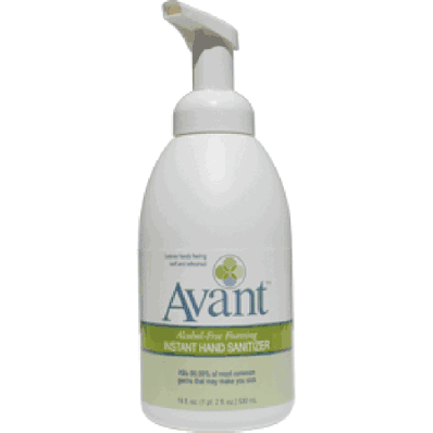 Alcohol Free Sanitizer, 18 oz Pump Bottle Foaming, 1% BZK (Benzalkonium Chloride), Unscented