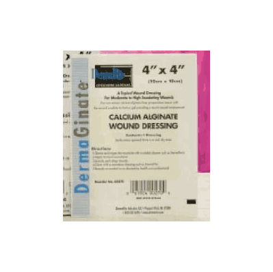 Alginate Dressing Dermaginate Square 4 X 4 I