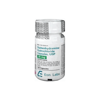 Allergy Relief 25 Mg 100 Per Bottle - Diphenh