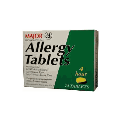 Allergy Relief 4 Mg 25 Per Box - Chlorate All
