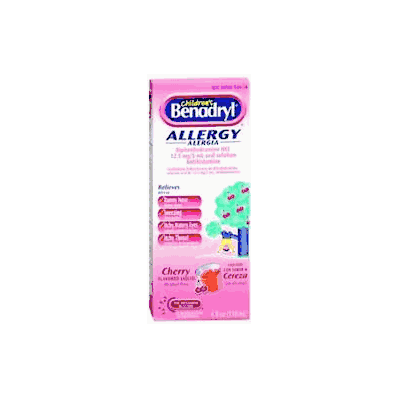 Allergy Relief Children's Benadryl 4 Oz. - B