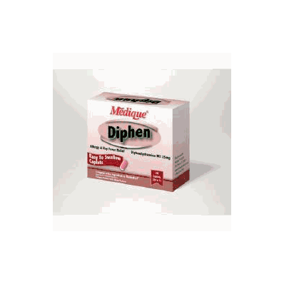 Allergy Relief Diphen 25 Mg 24 Per Bottle - D
