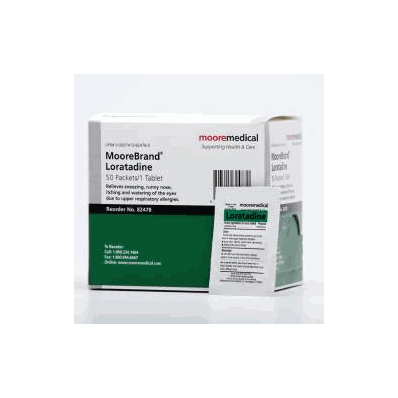 Allergy Relief Moorebrand 10 Mg 50 Per Box -