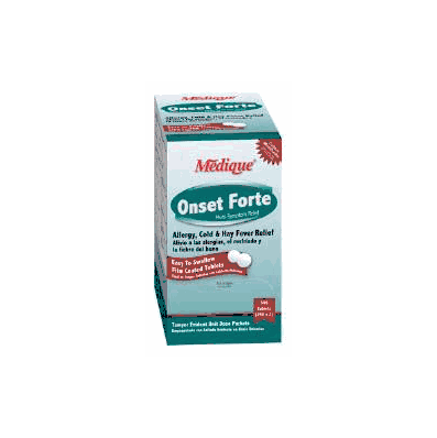 Allergy Relief Onset Forte 162.5 Mg, 2 Mg, 5
