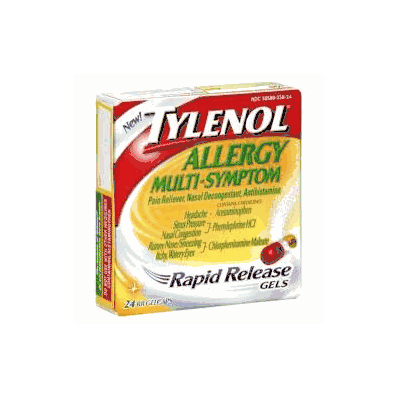 Allergy Relief Tylenol Allergy - Tylenol, Ca