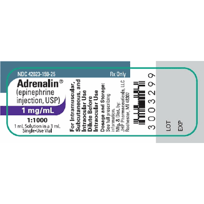 Alpha- and Beta-Adrenergic Agonist, 1 mg/mL