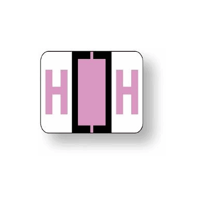 Alpha File Folder Label, 1-1/4" x 1", Lavender