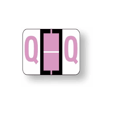 Alpha File Folder Label, 1-1/4" x 1" Lavender