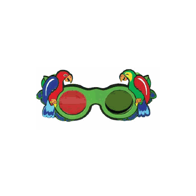 Anaglyph Glasses Parrot - Glasses, Parrot Ana