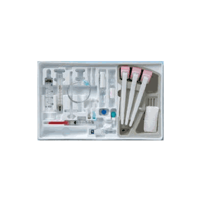 Anes Tray, Epid Sngl Hustead W/Drg 18g (10/Cs
