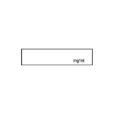  Anesthesia Blank Tape, 1" x 1/2", Color: White 
