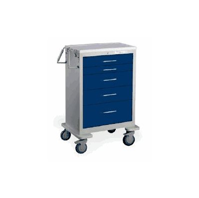 Anesthesia Cart 5 Drawer Fairway Green - Cart