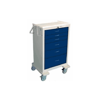 Anesthesia Cart Heavy Duty Steel 29 X 46.5 X