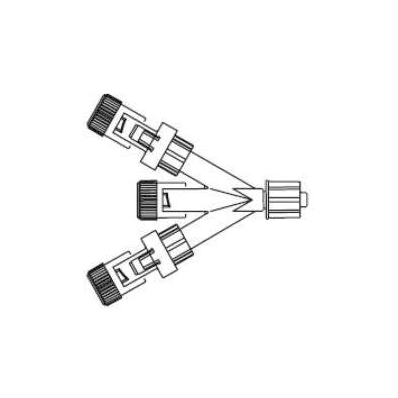 Anesthesia Tri-connector Safsite - Ext Set,