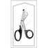 Angled Blunt Tip / Blunt Tip 7" Black Finger Rings / 1 Large Ring, Utility Scissors 25/bx, Sterilized in USA, Sklar 96-2703<br><br><font color="red"><b>BACK TO THE PRODUCT TABLE, <a href="https://www.aaawholesalecompany.com/sklar-sterile-disposable-instruments-sterile-utility-scissors.html">CLICK HERE</a></b></font>