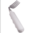 Angled Left Hand Fork, 6" Long x 7/8 diameter, 1.25" H x 10" L x 2" W, Latex Free Vinyl, Stainless Steel, sold as Each by Comfort Handle, Caregiver AFE166L <br><br><font color="red"><b>BACK TO THE PRODUCT TABLE, <a href="https://www.aaawholesalecompany.com/utensils-eating-utensils-comfort-handle-angled-eating-utensils.html">CLICK HERE</a></b></font>