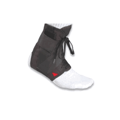 Ankle Brace, Soft W/Straps Lt/Rt Med - - Ali