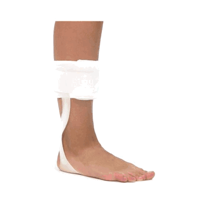 Ankle Foot Orthosis, Large, Left Foot, Hook and Loop Strap Closure