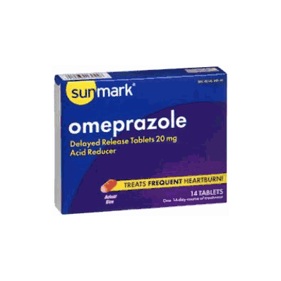 Antacid Sunmark 14 Per Box Tablet - Omerpraz
