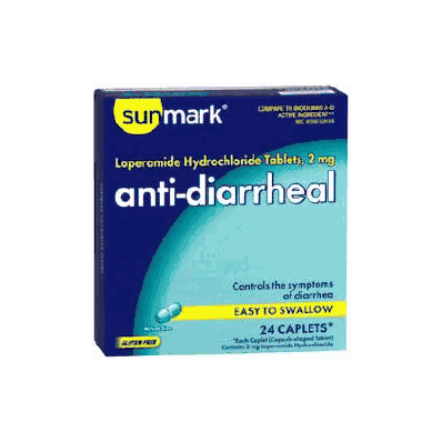 Anti Diarrheal Sunmark Caplet 24 Per Box - A