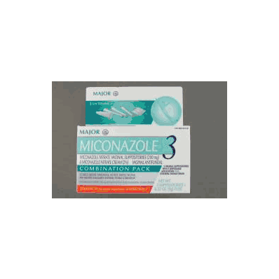 Antifungal Cream - Miconazole 3, Kit 3sup/Crm