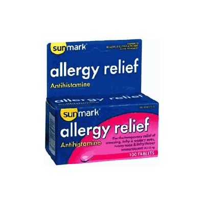 Antihistamine Sunmark 25 Mg 100 Per Box - Al
