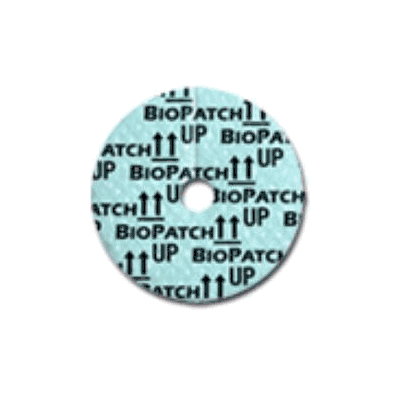 Antimicrobial Dressing, 1" Disk with 4 mm,
