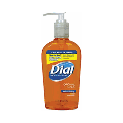 Antimicrobial Soap Dial Liquid 7.5 oz. Pump Bottle