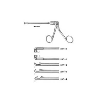 Antrum Punch Forceps Scissor Type Angled 5-3/