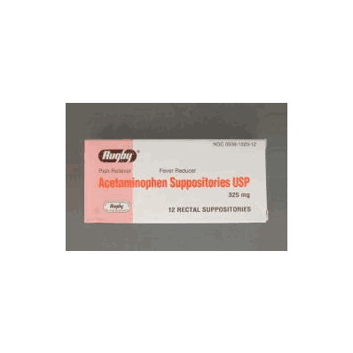 Apap, Acetaminophen Sup 325mg (12/Pk) - - Wa