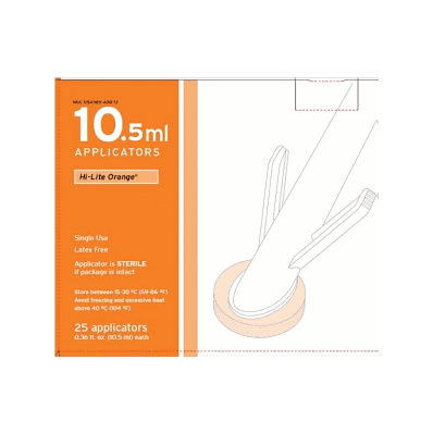 Applicator, Chloraprep, Orange, 10.5 Ml - Med