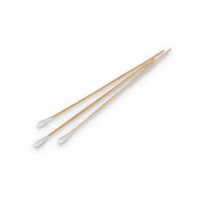 Applicators 6" Wood+Cotton Tip - Medline